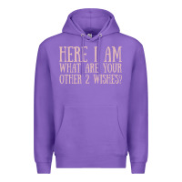 Purple here i am what are your other 2 wishes Premium Hoodie - linhVisuals