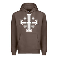 Coffee crusader cross of jerusalem knights templa Premium Hoodie - linhVisuals