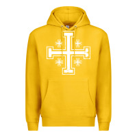 Lemon crusader cross of jerusalem knights templa Premium Hoodie - linhVisuals