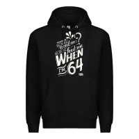 Black lyrics by lennon and mccartney   when i'm 64 tank top Premium Hoodie - linhVisuals