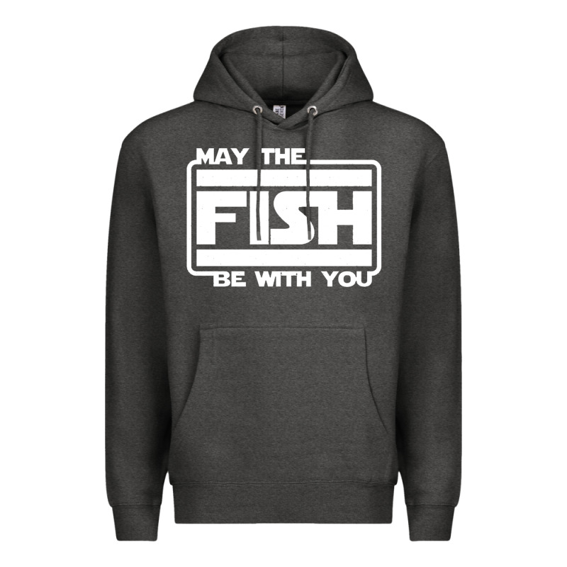May The Fish Be With You Fishing3 Premium Hoodie by linhVisuals | Teevron