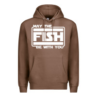 Chestnut May The Fish Be With You Fishing3 Premium Hoodie - linhVisuals