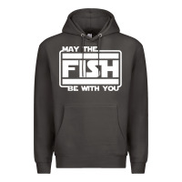 Smoke May The Fish Be With You Fishing3 Premium Hoodie - linhVisuals