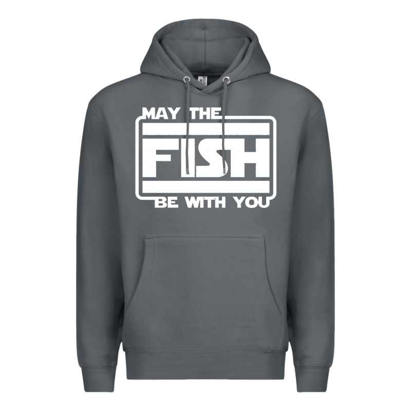 May The Fish Be With You Fishing3 Premium Hoodie by linhVisuals | Teevron