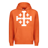 Carrot crusader cross of jerusalem Premium Hoodie - linhVisuals