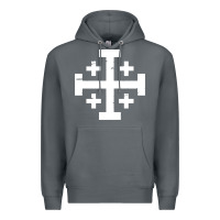 Rock crusader cross of jerusalem Premium Hoodie - linhVisuals