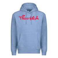 Colony Blue women funny thicc thick fil a curvy women girlfriend premium t shirt Premium Hoodie - linhVisuals