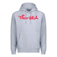 Heather Grey women funny thicc thick fil a curvy women girlfriend premium t shirt Premium Hoodie - linhVisuals