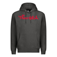 Charcoal Heather women funny thicc thick fil a curvy women girlfriend premium t shirt Premium Hoodie - linhVisuals