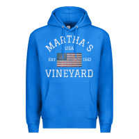 True Royal martha's vineyard massachusetts american flag usa vintage pullover hoo Premium Hoodie - linhVisuals