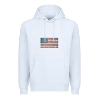 White martha's vineyard massachusetts american flag usa vintage pullover hoo Premium Hoodie - linhVisuals