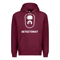 Burgundy detectorist Premium Hoodie - linhVisuals
