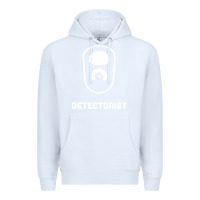 White detectorist Premium Hoodie - linhVisuals
