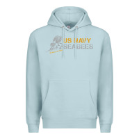 Blue Mist us navy seabees we build, we fight us navy sweatshirt Premium Hoodie - linhVisuals