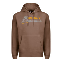 Chestnut us navy seabees we build, we fight us navy sweatshirt Premium Hoodie - linhVisuals