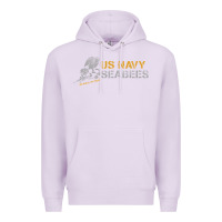 Lilac us navy seabees we build, we fight us navy sweatshirt Premium Hoodie - linhVisuals