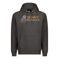 Smoke us navy seabees we build, we fight us navy sweatshirt Premium Hoodie - linhVisuals
