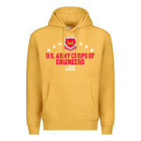 Mustard us army corps of engineers (usace) pullover hoodie Premium Hoodie - linhVisuals