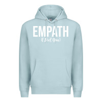 Blue Mist empath i feel you gift for empathetic person empathy pullover hoodie Premium Hoodie - linhVisuals