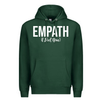 Sports Green empath i feel you gift for empathetic person empathy pullover hoodie Premium Hoodie - linhVisuals