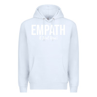 White empath i feel you gift for empathetic person empathy pullover hoodie Premium Hoodie - linhVisuals