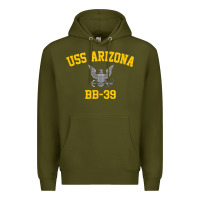 Army Green uss arizona bb 39 battleship t shirt Premium Hoodie - linhVisuals