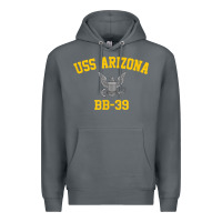 Rock uss arizona bb 39 battleship t shirt Premium Hoodie - linhVisuals