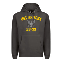 Smoke uss arizona bb 39 battleship t shirt Premium Hoodie - linhVisuals