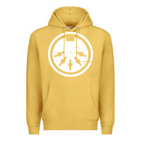 Antique Gold distressed midi plug synthesizer Premium Hoodie - linhVisuals