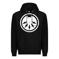 Distressed Midi Plug Synthesizer Premium Hoodie | Teevron