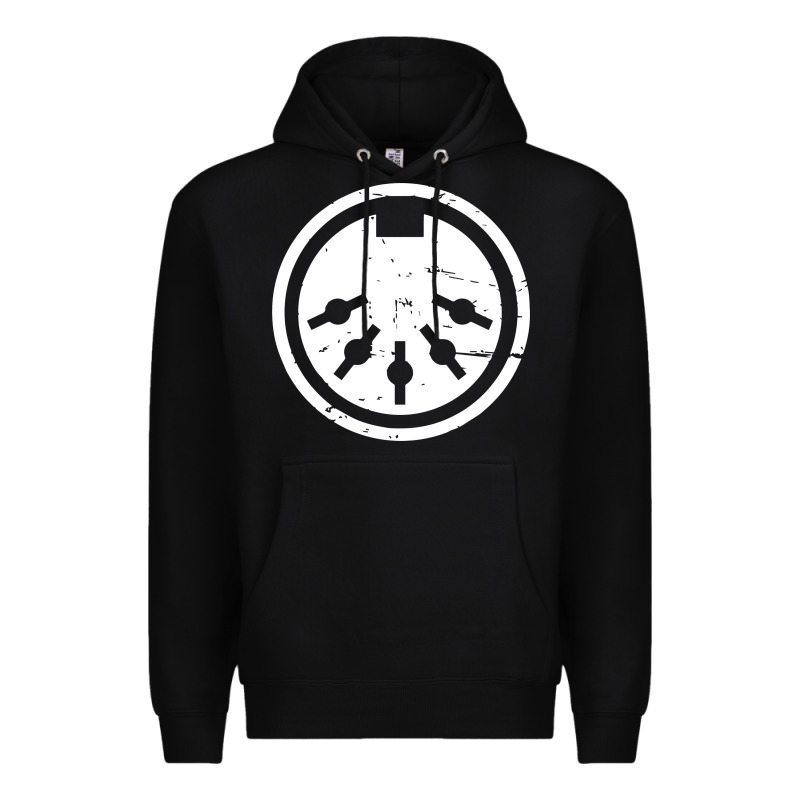 Distressed Midi Plug Synthesizer Premium Hoodie by linhVisuals | Teevron