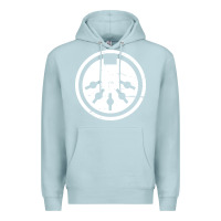 Blue Mist distressed midi plug synthesizer Premium Hoodie - linhVisuals