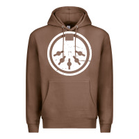 Chestnut distressed midi plug synthesizer Premium Hoodie - linhVisuals