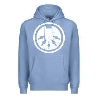 Colony Blue distressed midi plug synthesizer Premium Hoodie - linhVisuals