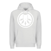 Dove Grey distressed midi plug synthesizer Premium Hoodie - linhVisuals