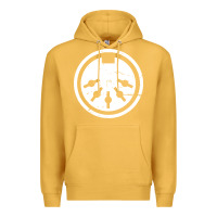 Mustard distressed midi plug synthesizer Premium Hoodie - linhVisuals