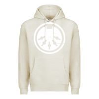 Oatmeal Heather distressed midi plug synthesizer Premium Hoodie - linhVisuals