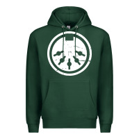Sports Green distressed midi plug synthesizer Premium Hoodie - linhVisuals