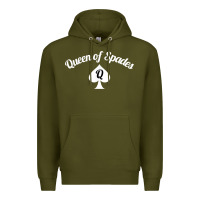Army Green queen of spades clothes for women   qos tee t shirt Premium Hoodie - linhVisuals