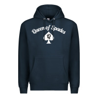 Navy queen of spades clothes for women   qos tee t shirt Premium Hoodie - linhVisuals