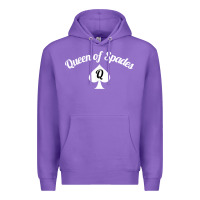 Purple queen of spades clothes for women   qos tee t shirt Premium Hoodie - linhVisuals