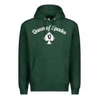 Sports Green queen of spades clothes for women   qos tee t shirt Premium Hoodie - linhVisuals