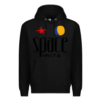 Black Space Ibiza Premium Hoodie - linhVisuals