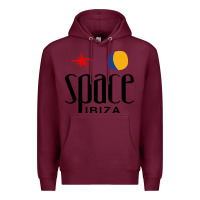 Burgundy Space Ibiza Premium Hoodie - linhVisuals