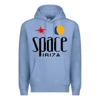 Colony Blue Space Ibiza Premium Hoodie - linhVisuals