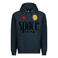 Navy Space Ibiza Premium Hoodie - linhVisuals