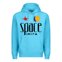 Ocean Blue Space Ibiza Premium Hoodie - linhVisuals