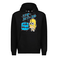 Black Sparkle simpsons Premium Hoodie - linhVisuals