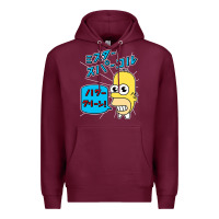 Burgundy Sparkle simpsons Premium Hoodie - linhVisuals