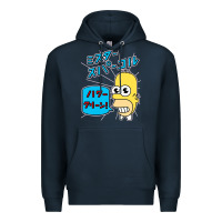 Navy Sparkle simpsons Premium Hoodie - linhVisuals